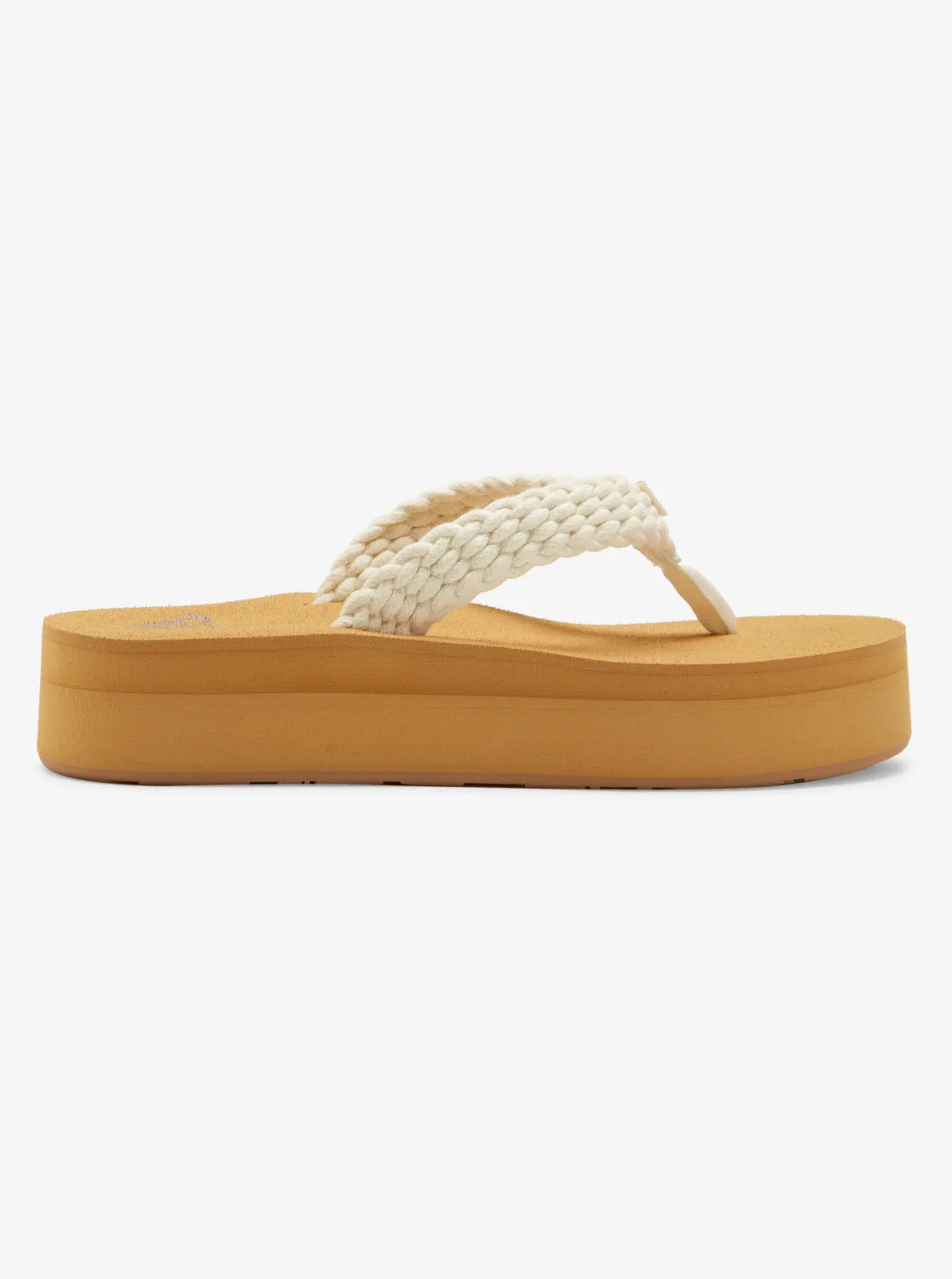 Porto Platform Sandals - Cream