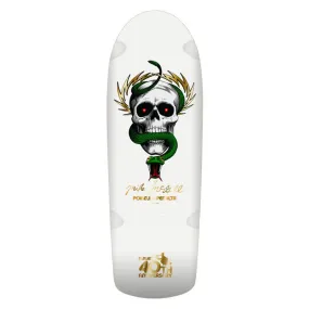 Powell Peralta Mike McGill Skull Snake 40th Anniversary McTwist Skateboard Deck White 10