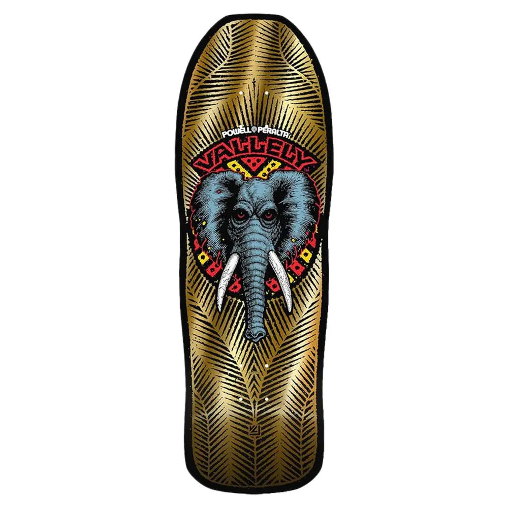 Powell Peralta Mike Vallely Reissue Skateboard Deck Gold Foil 10