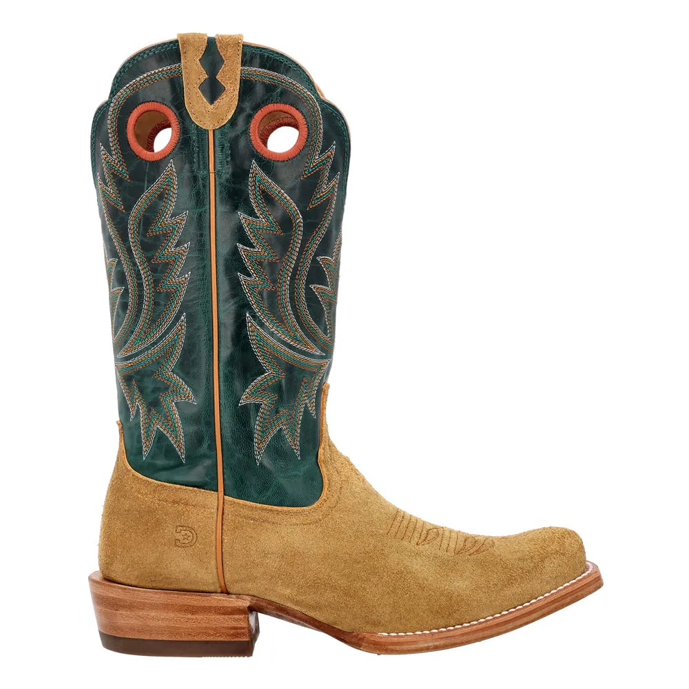 PRCA Collection Roughout Square Toe Cowboy Boots