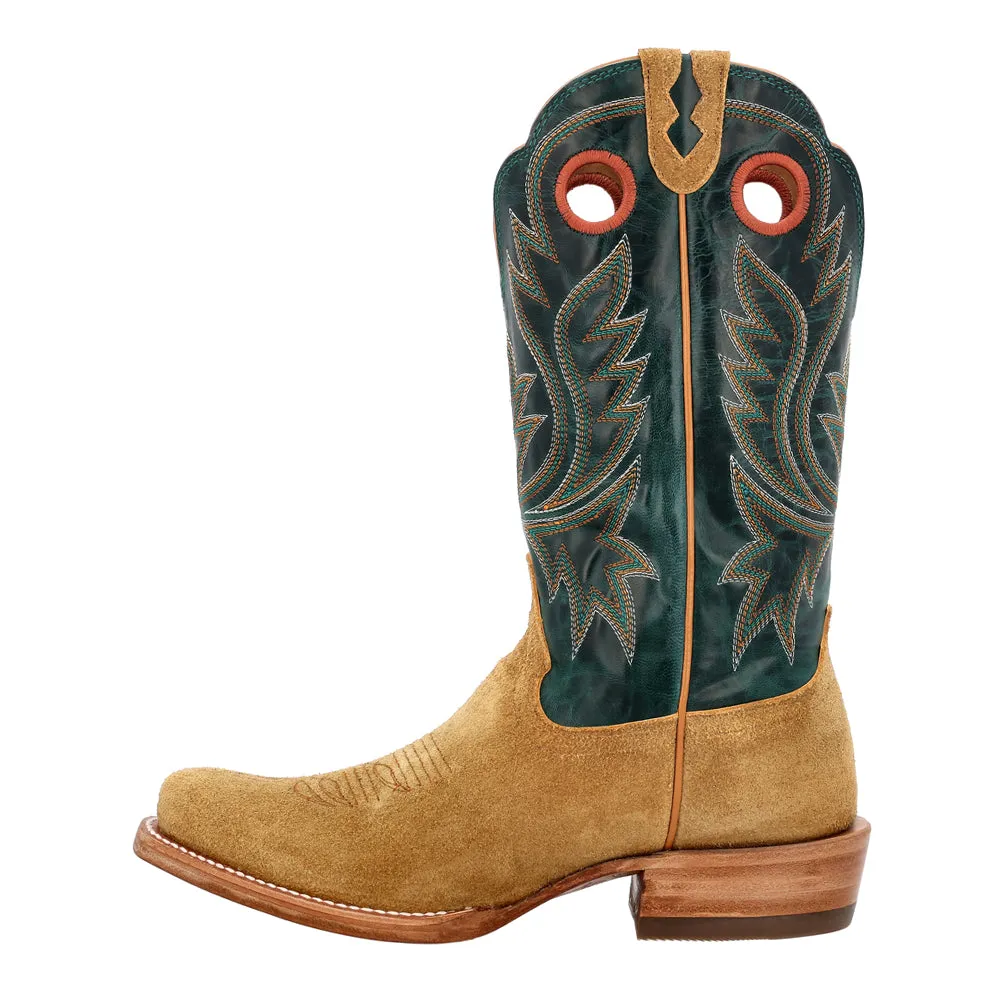 PRCA Collection Roughout Square Toe Cowboy Boots