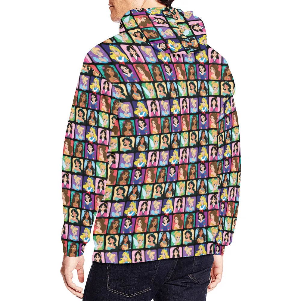 Princess Portraits Hoodie for Men