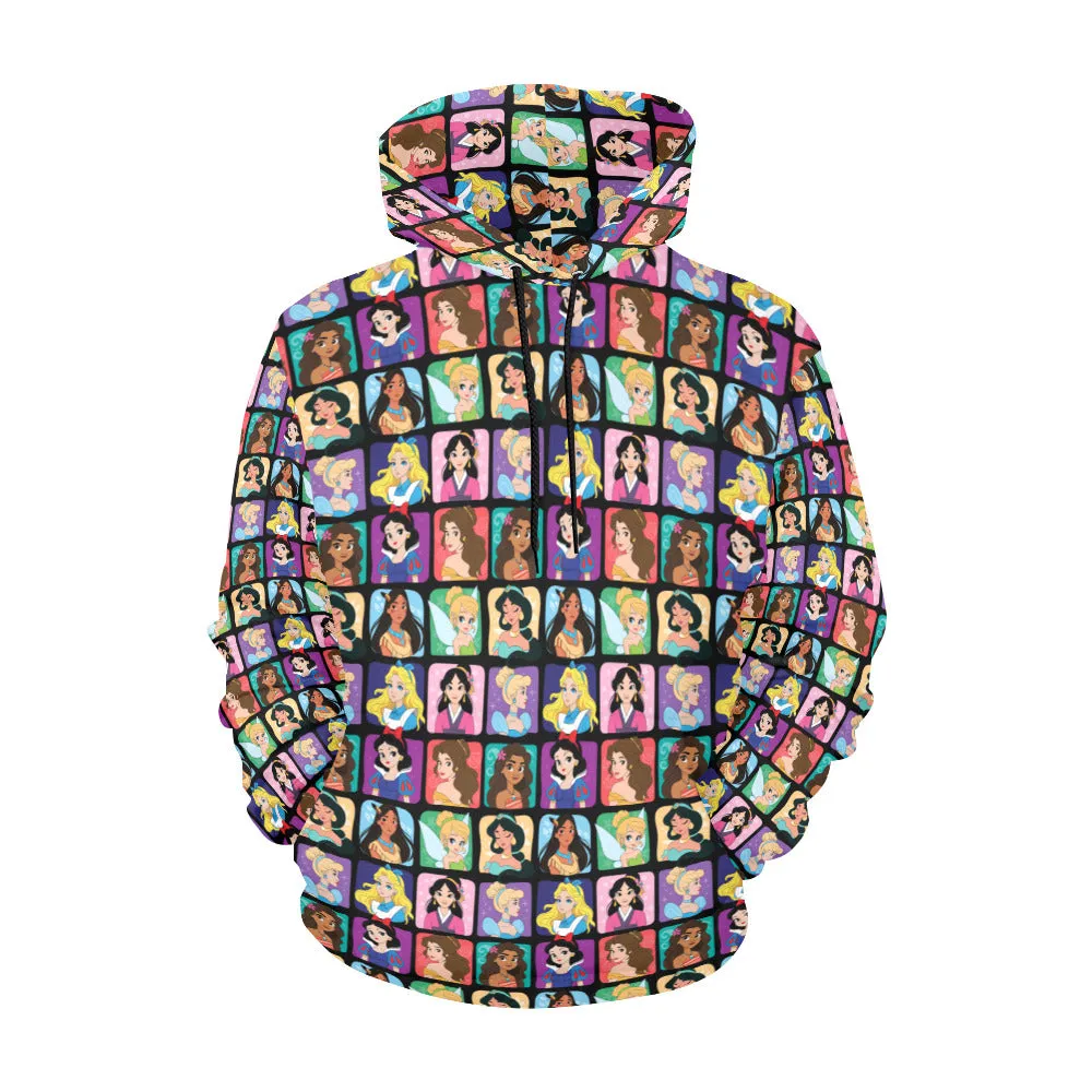 Princess Portraits Hoodie for Women