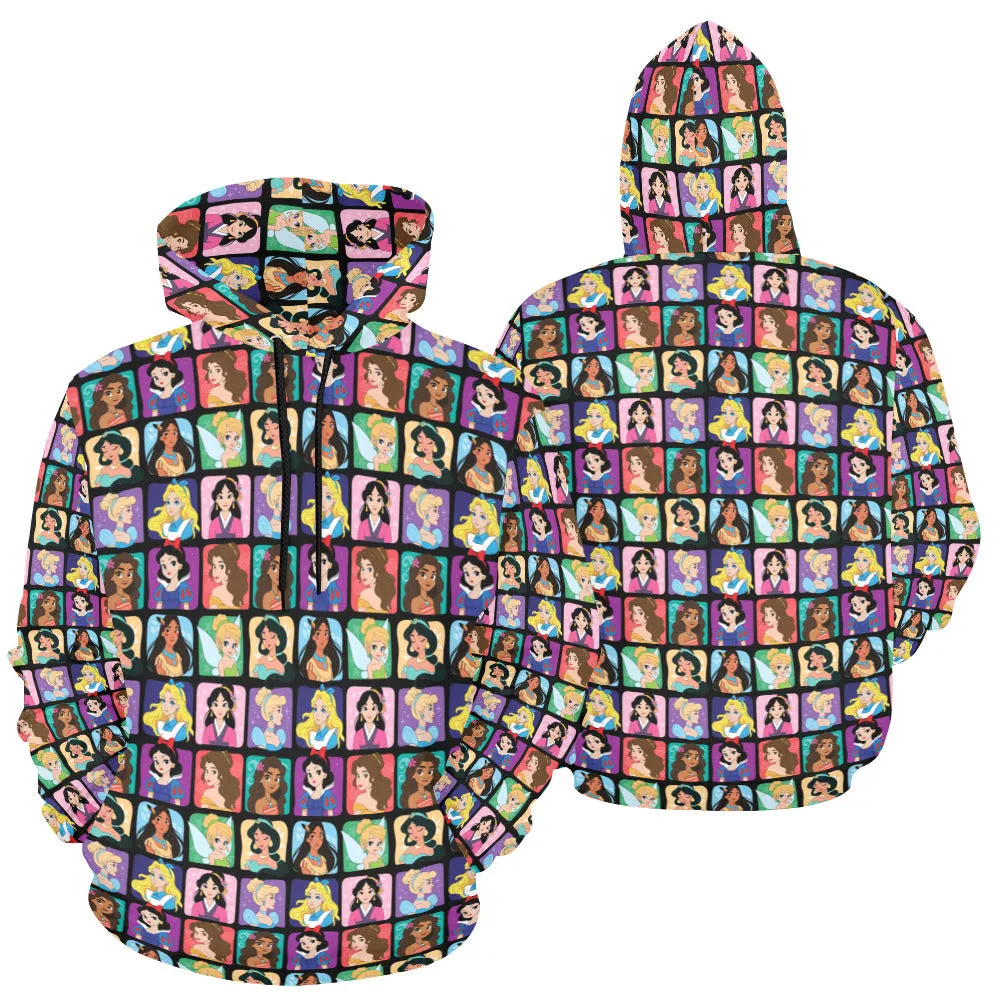 Princess Portraits Hoodie for Women