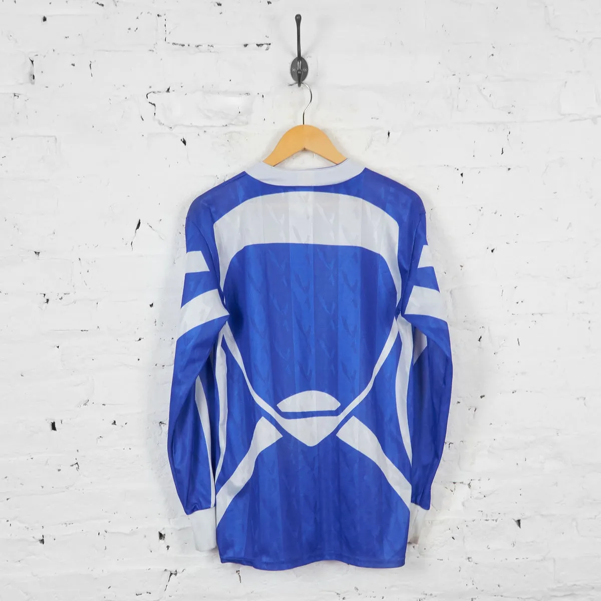 Puma Long Sleeve Template Football Shirt - Blue - M