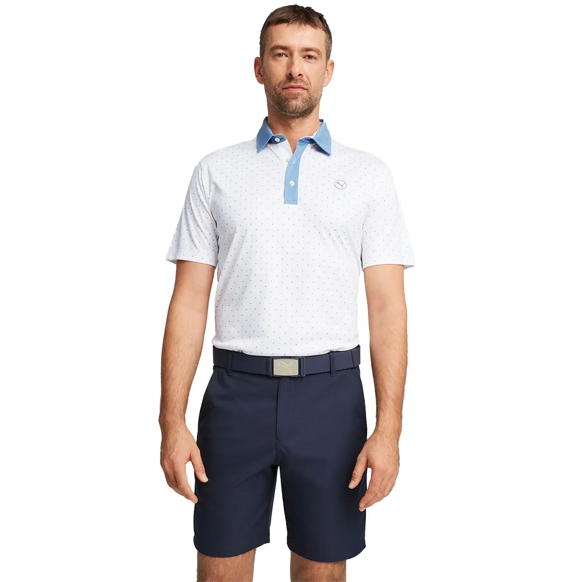 PUMA Men's Pure Geo Golf Polo Shirt