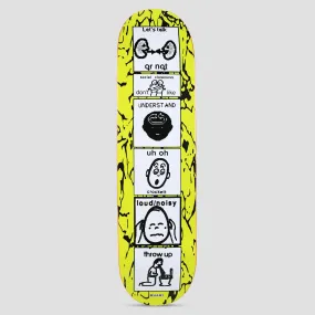 Quasi 8.25 Crockett The Puker Skateboard Deck