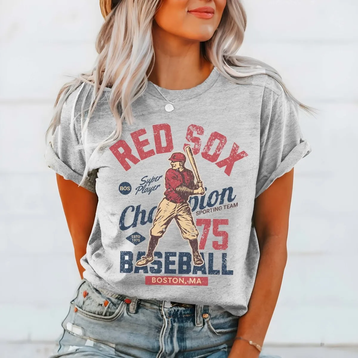 Red Sox Vintage Baseball Team Tee