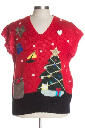 Red Ugly Christmas Vest 39039