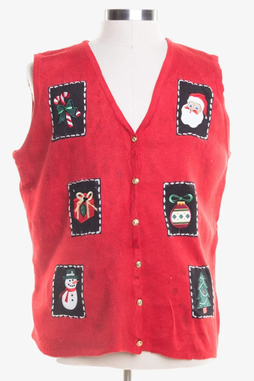 Red Ugly Christmas Vest 47887