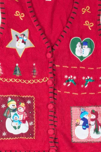 Red Ugly Christmas Vest 54651