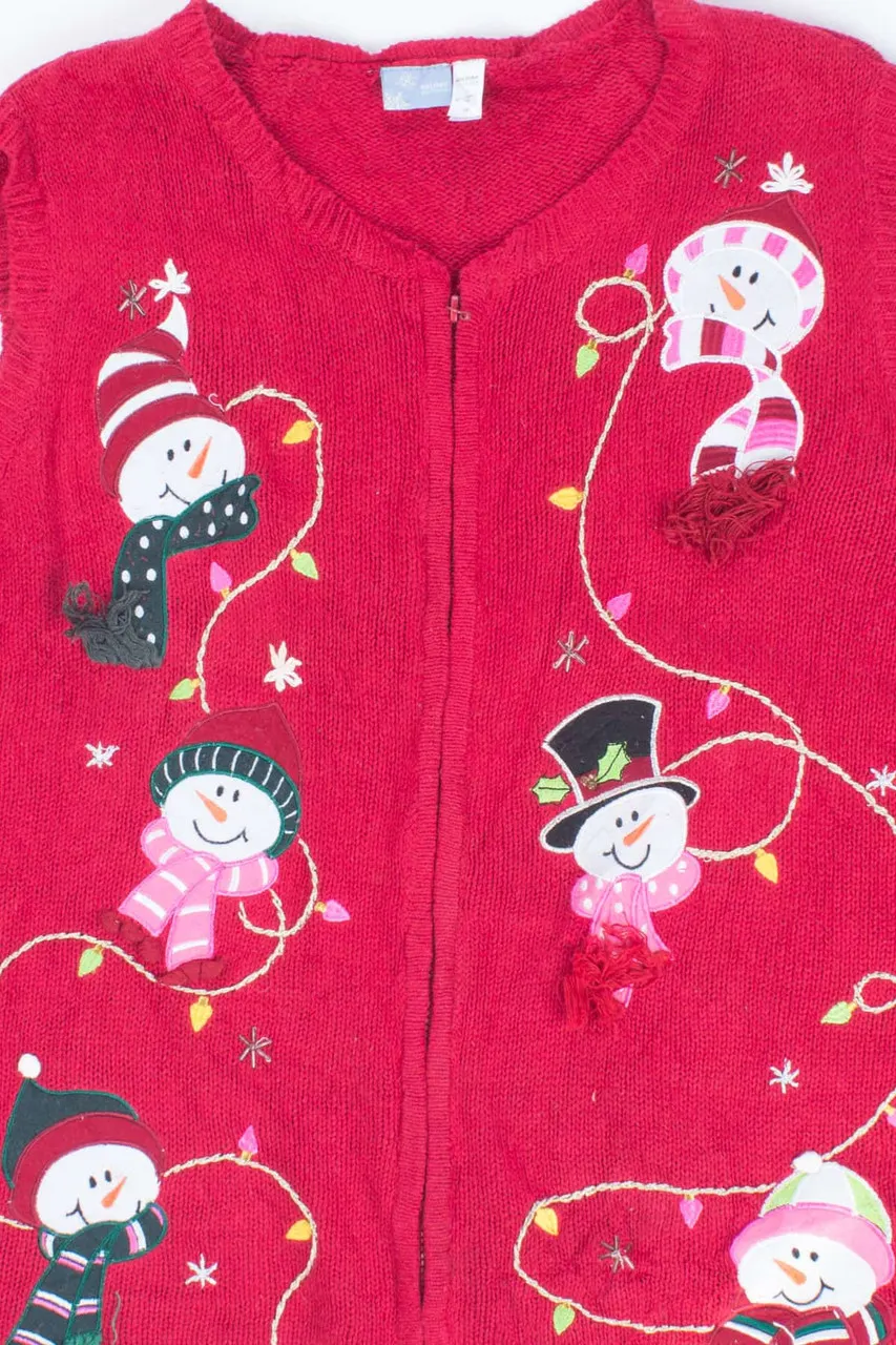 Red Ugly Christmas Vest 54781