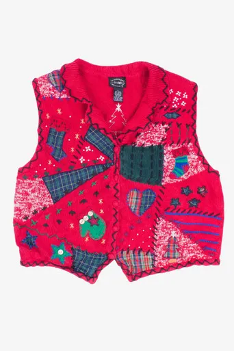 Red Ugly Christmas Vest 55015