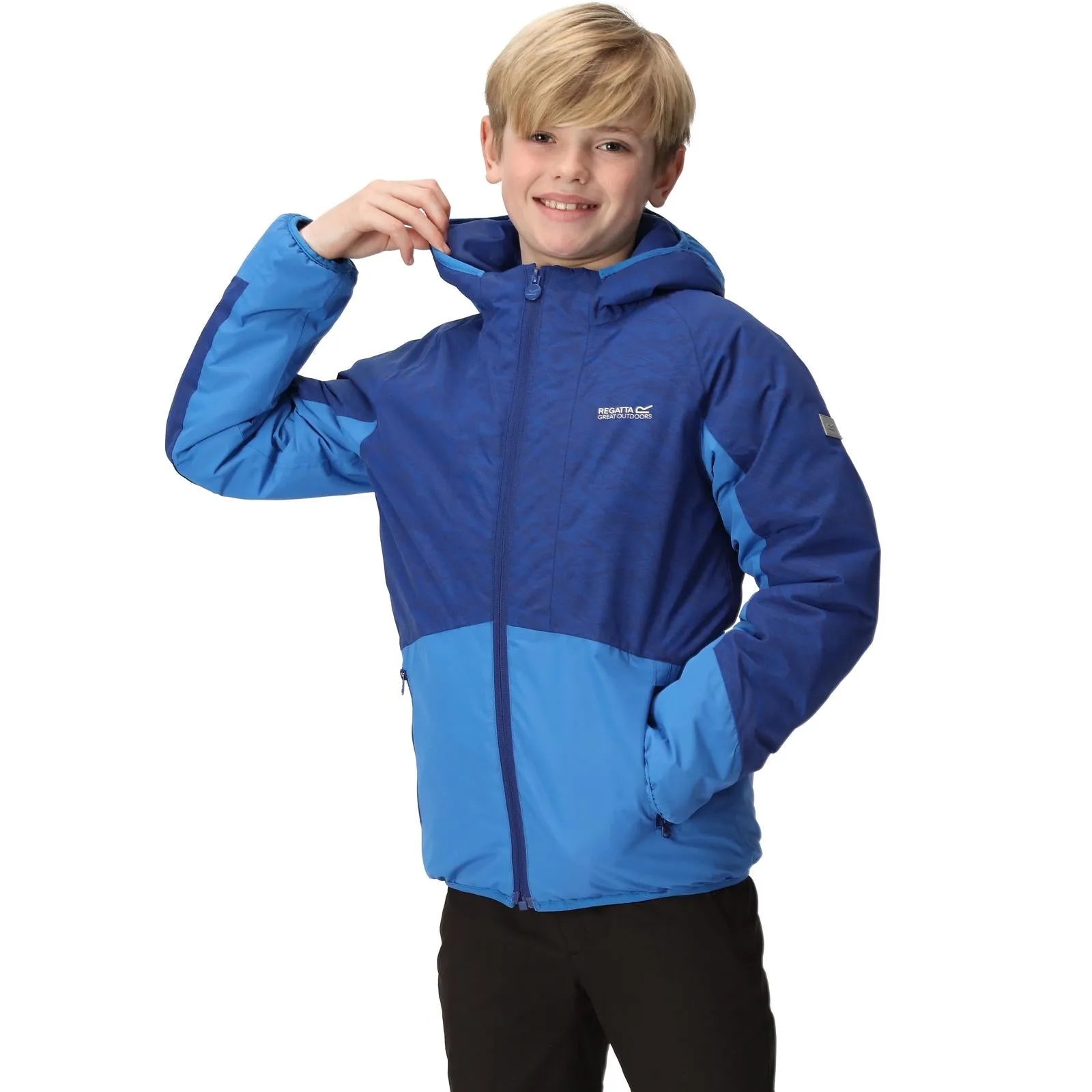 Regatta Kids Volcanics VII Reflective Waterproof Rain Jacket