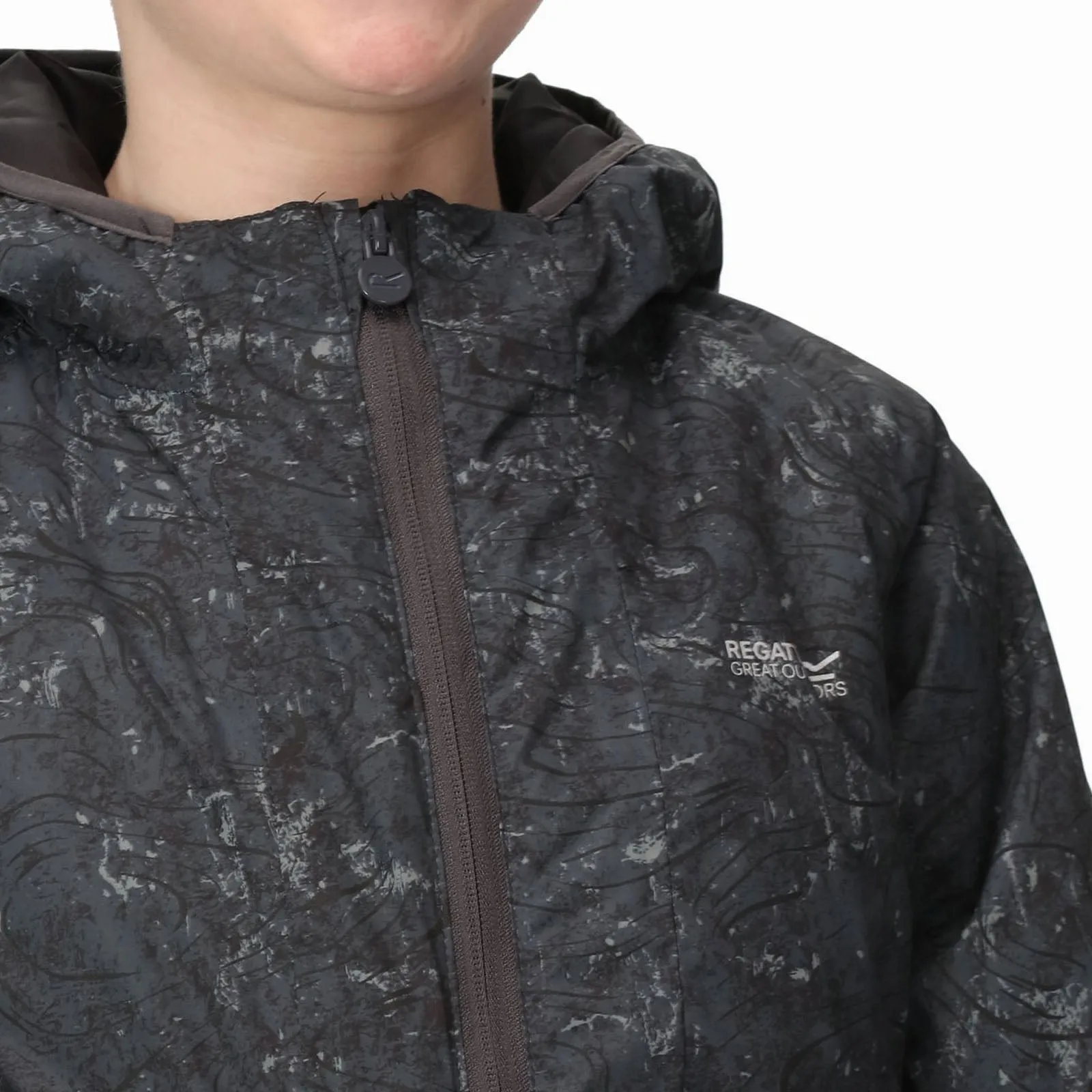 Regatta Kids Volcanics VII Reflective Waterproof Rain Jacket