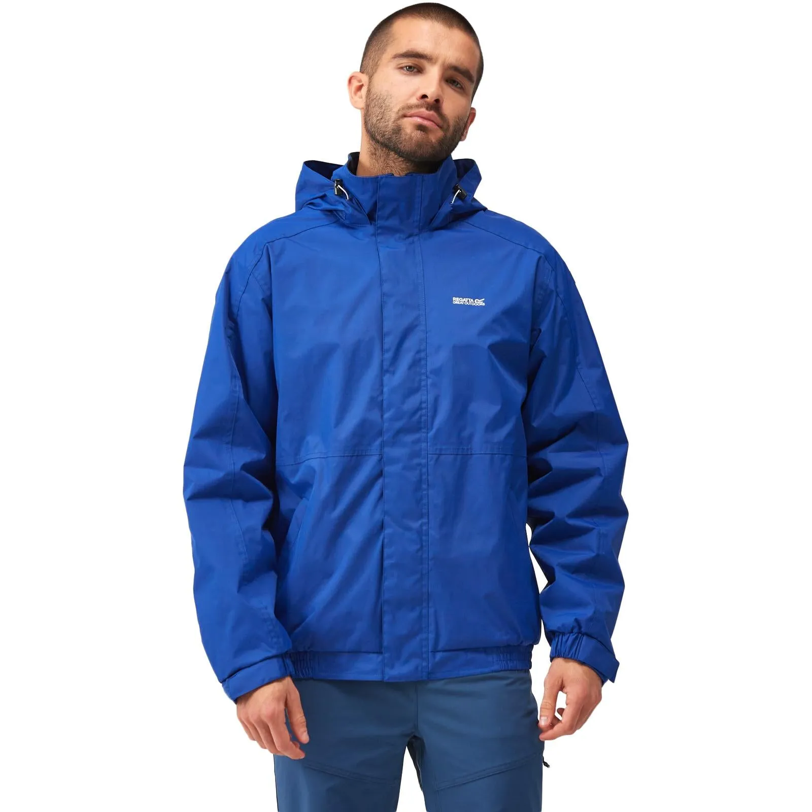 Regatta Mens Niviston Hooded Waterproof Walking Jacket - Navy