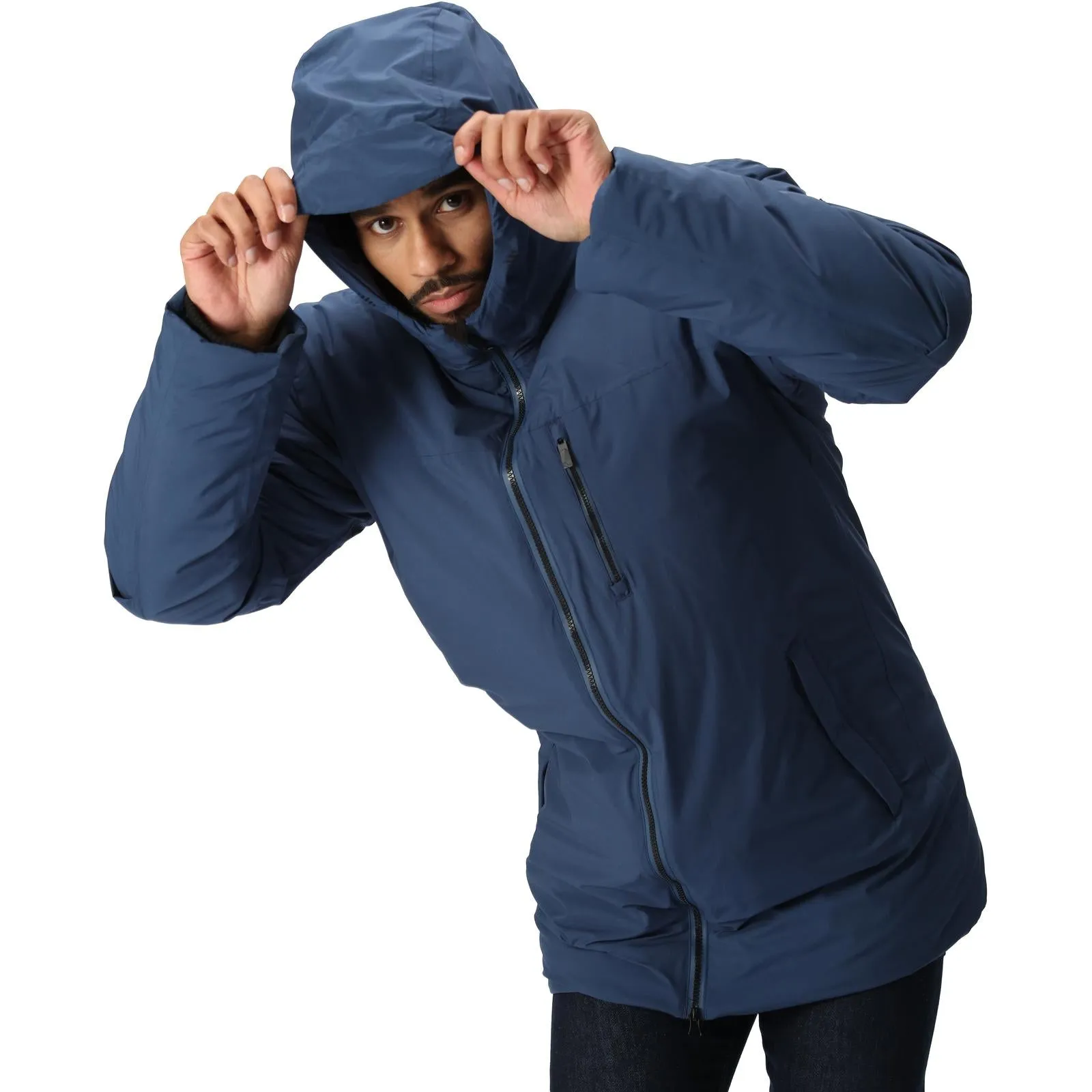 Regatta Mens Yewbank II Hooded Waterproof Park Jacket - Crocodile