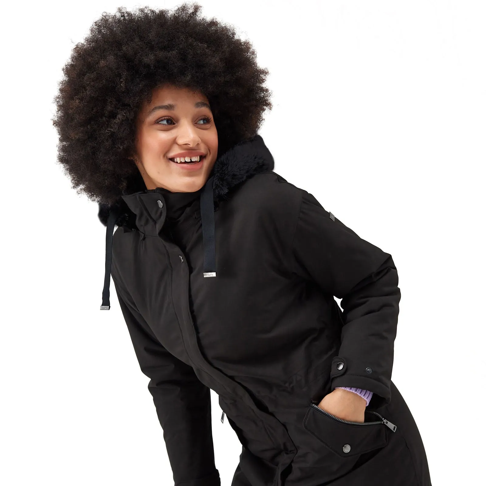 Regatta Womens Giovanna Fletcher Samaria Waterproof Jacket - Black