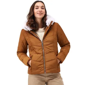 Regatta Womens Wildrose Baffled Water Repellent Jacket - Rubber