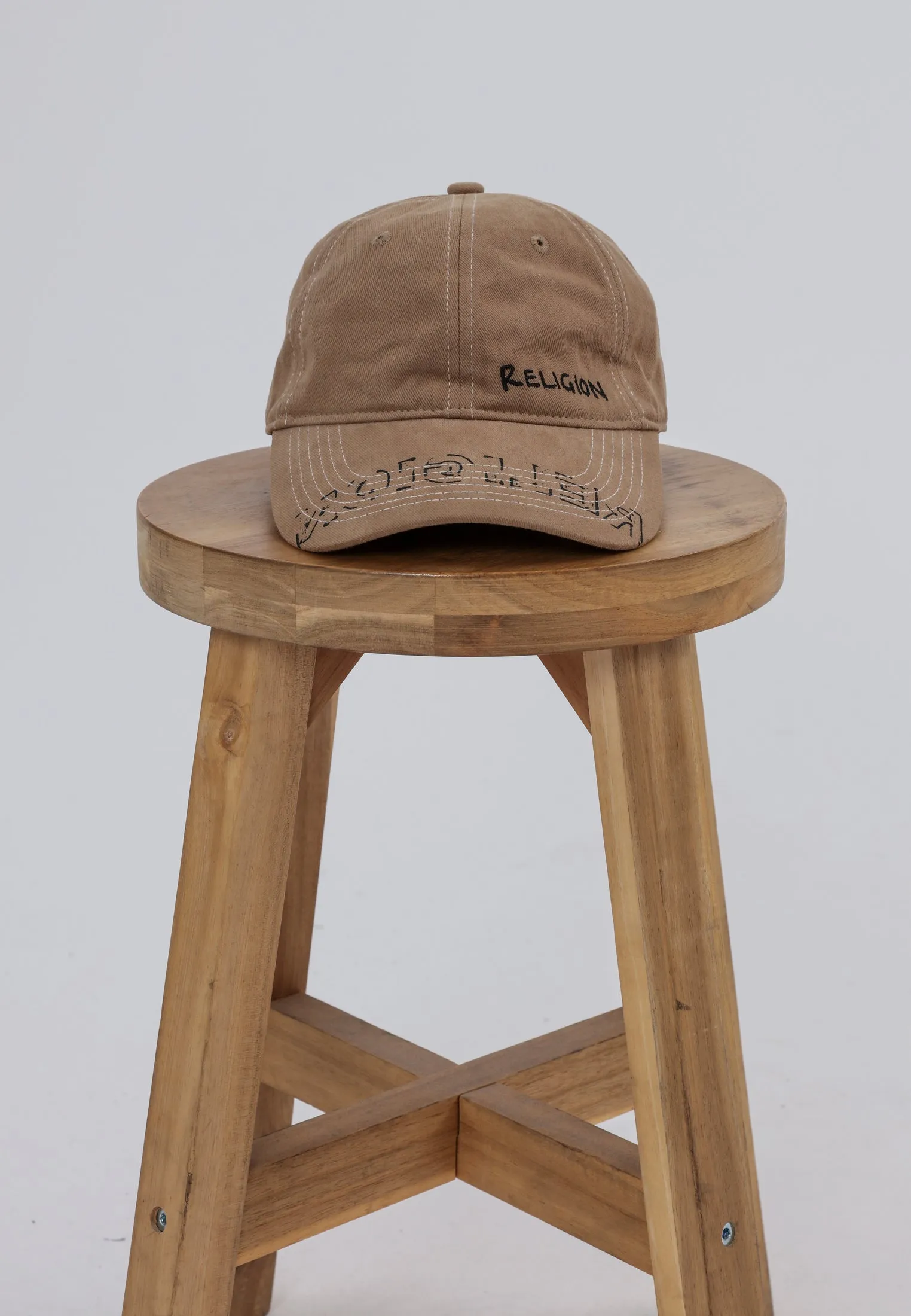 RELIGION BASEBALL CAP TAN