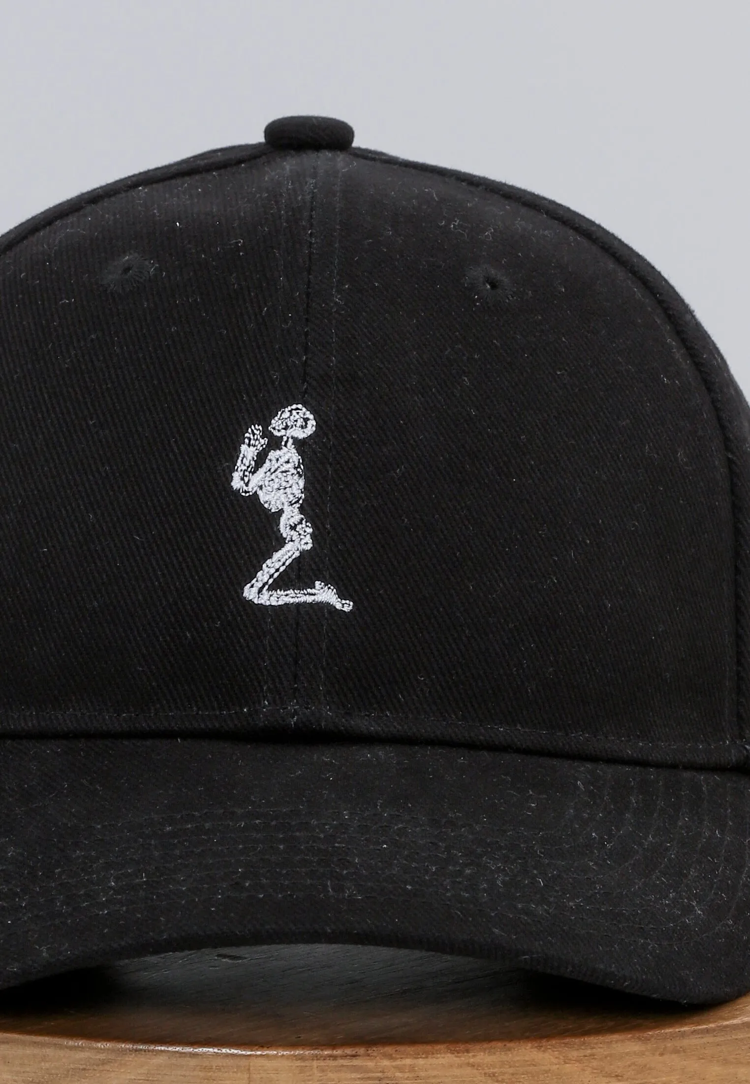 RELIGION SKELETON BASEBALL CAP BLACK