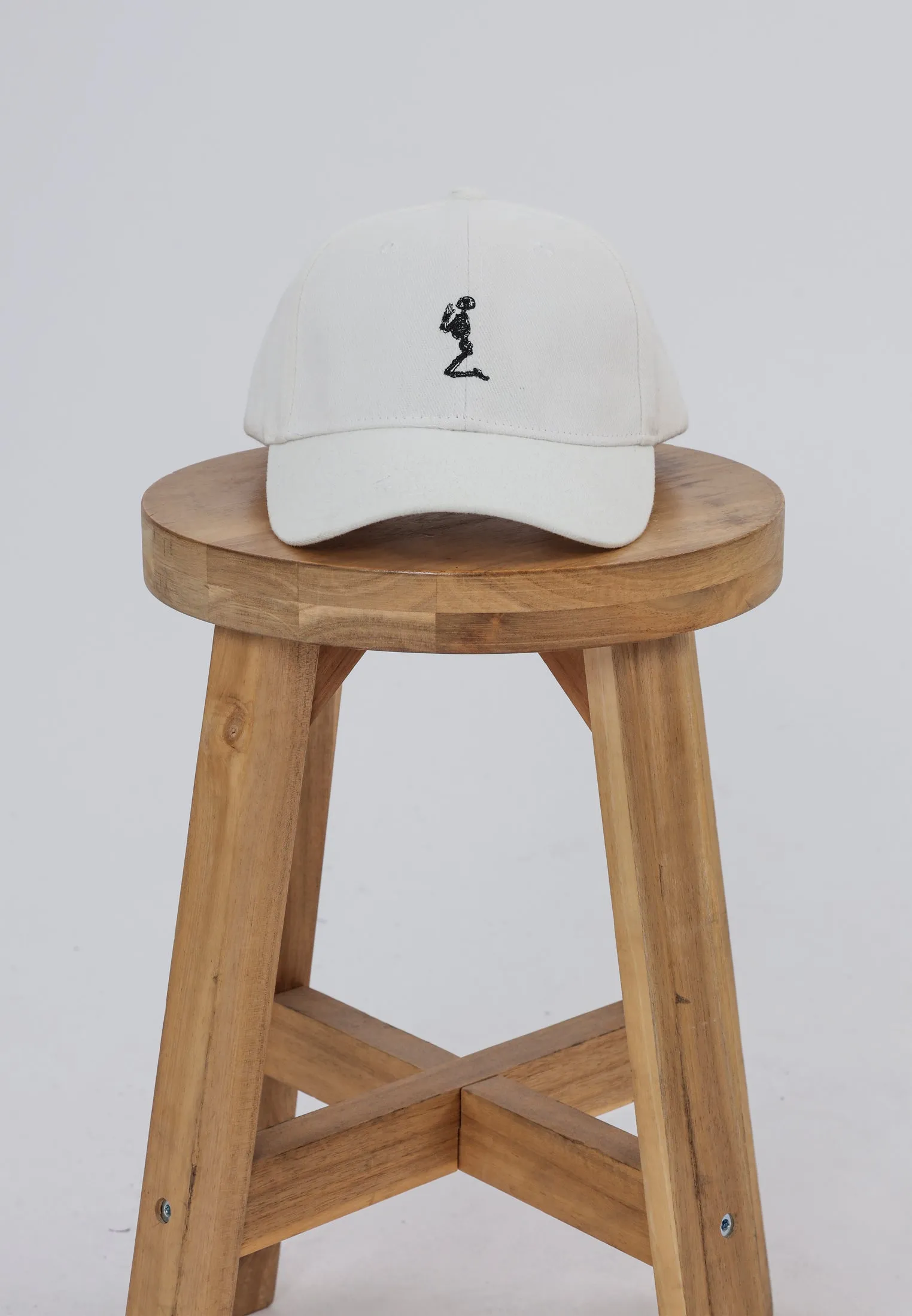 RELIGION SKELETON BASEBALL CAP WHITE