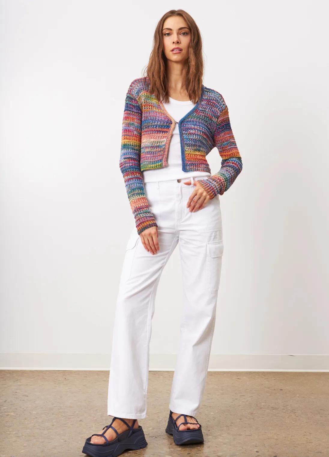 Ricky Knit Cardigan - Soleil Azure