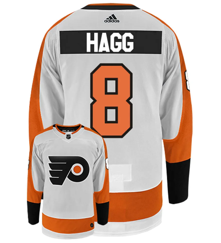 Robert Hagg Philadelphia Flyers Adidas Authentic Away NHL Hockey Jersey     