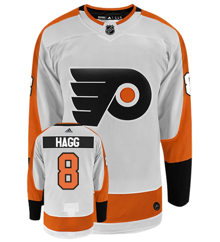 Robert Hagg Philadelphia Flyers Adidas Authentic Away NHL Hockey Jersey     