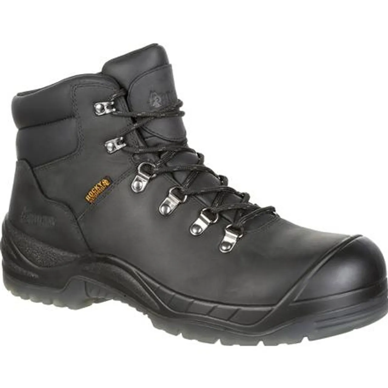 Rocky Mens Worksmart Composite Toe Waterproof Work Boot RKK0244 BLACK