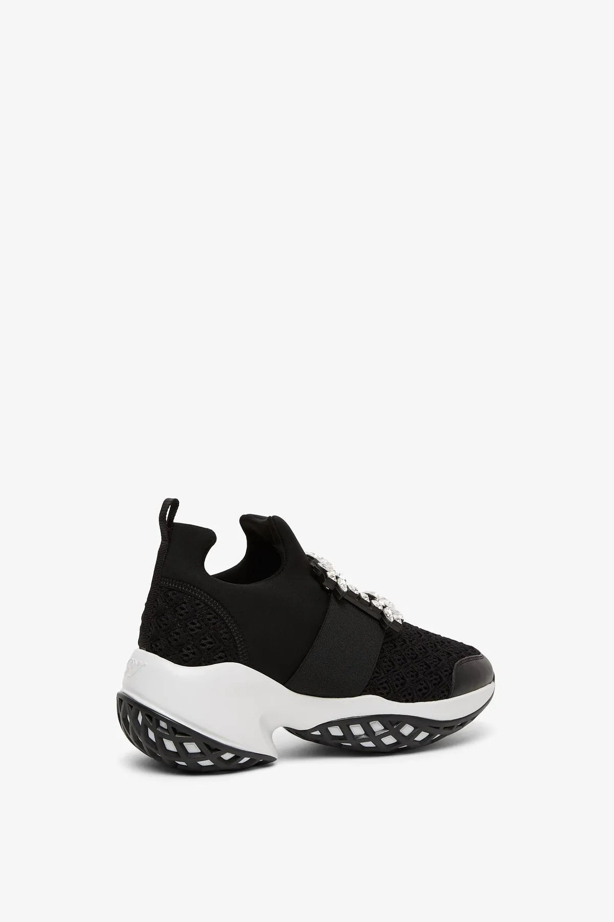 Roger Vivier Viv run black sneakers