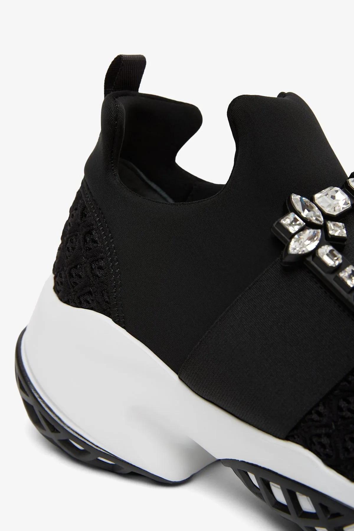 Roger Vivier Viv run black sneakers