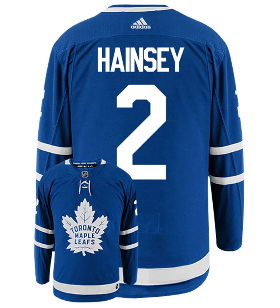 Ron Hainsey Toronto Maple Leafs Adidas Authentic Home NHL Hockey Jersey     