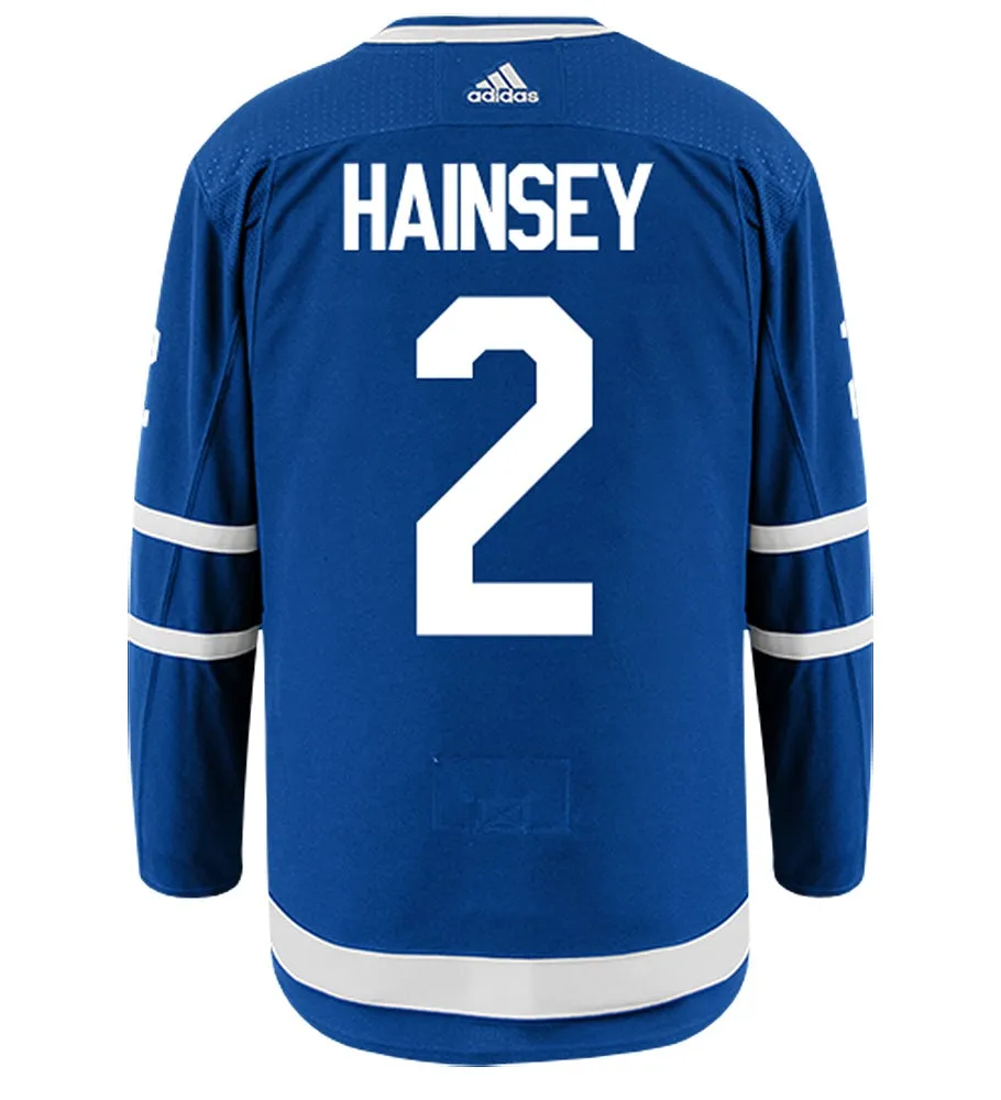 Ron Hainsey Toronto Maple Leafs Adidas Authentic Home NHL Hockey Jersey     