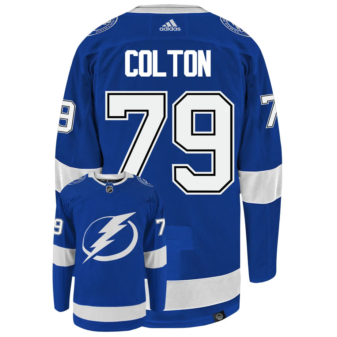 Ross Colton Tampa Bay Lightning Adidas Primegreen Authentic NHL Hockey Jersey     