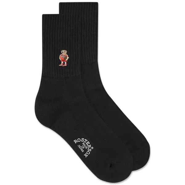 Rostersox Basketball Bear Socks - Black