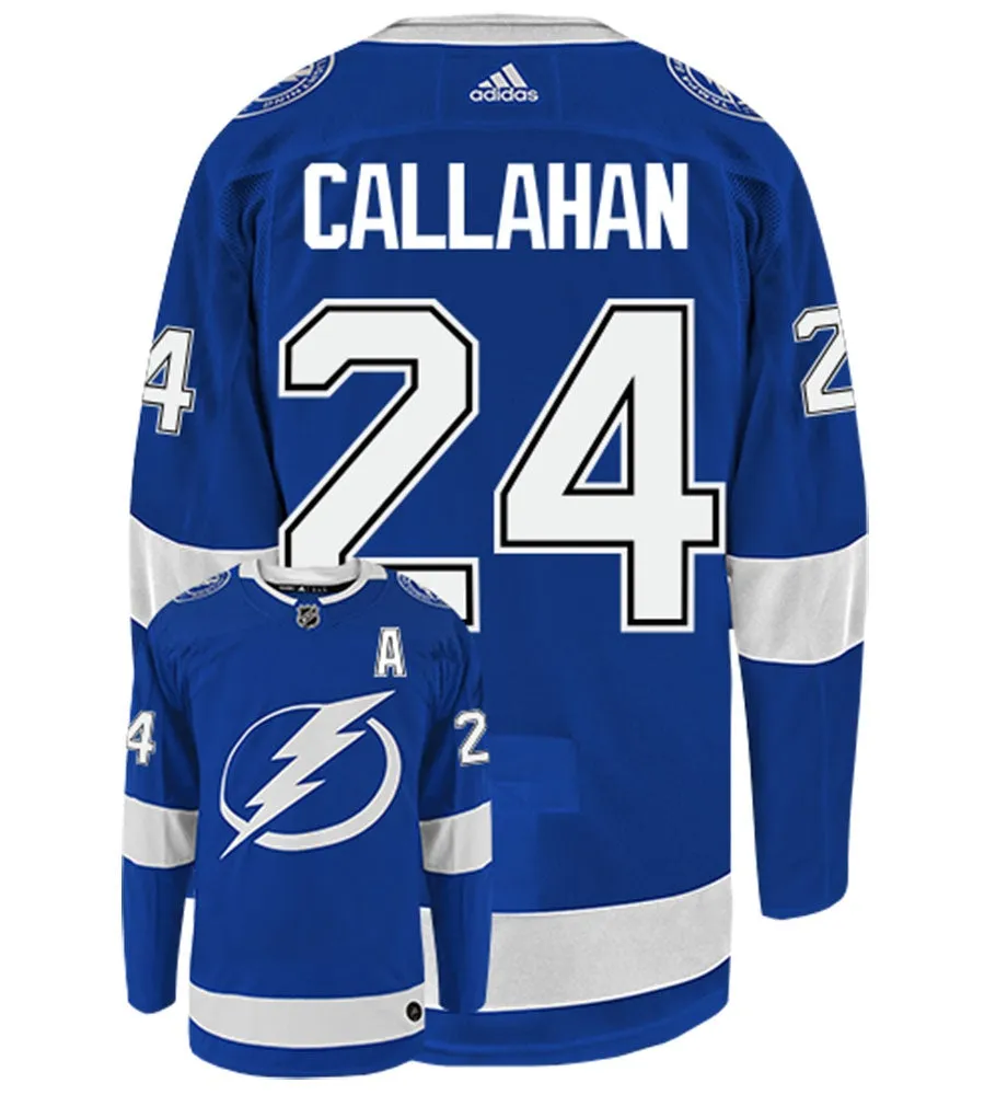 Ryan Callahan Tampa Bay Lightning Adidas Authentic Home NHL Hockey Jersey     