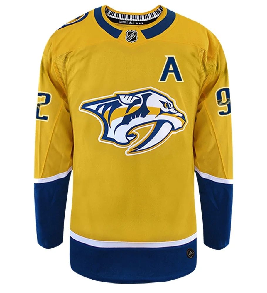 Ryan Johansen Nashville Predators Adidas Authentic Home NHL Hockey Jersey     