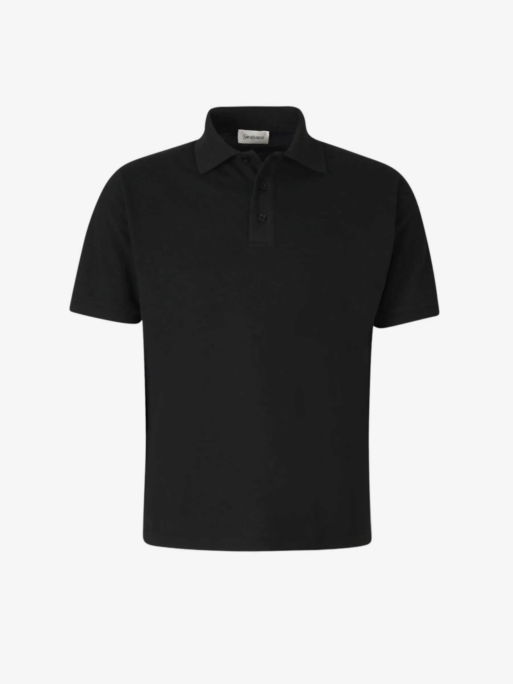 Saint Laurent Cotton Logo Polo 