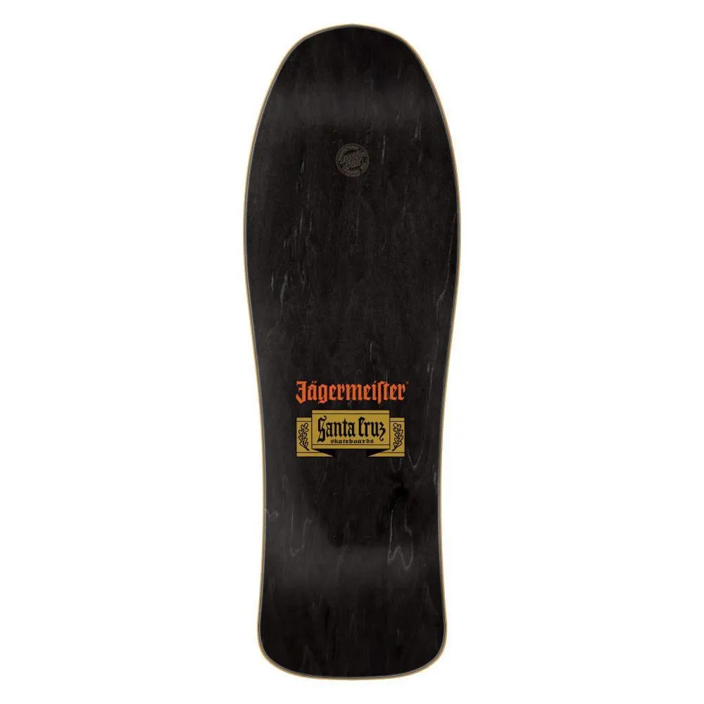 Santa Cruz Reissue Skateboard Deck Jagermeister Kendall Deer Black 10.18