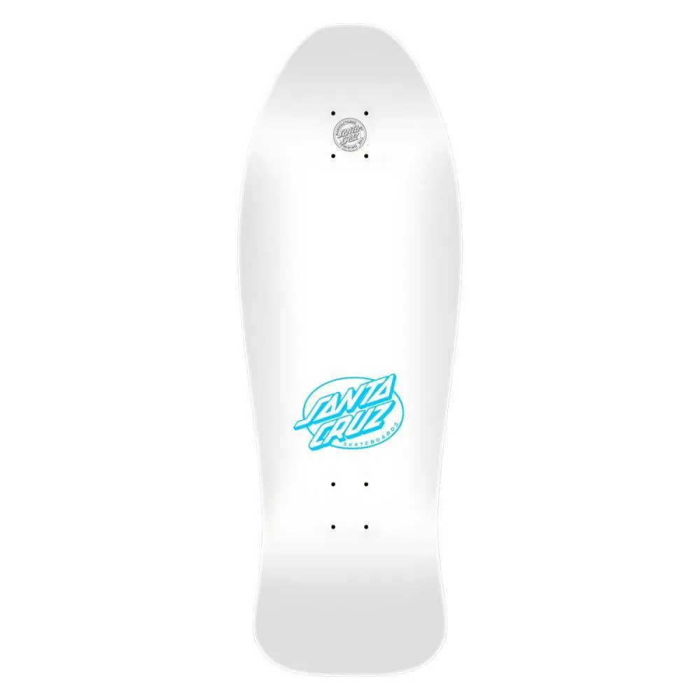 Santa Cruz Reissue Skateboard Deck Toyoda White Multi 10.4