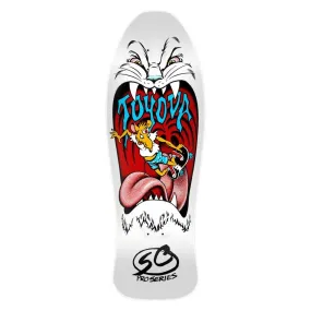 Santa Cruz Reissue Skateboard Deck Toyoda White Multi 10.4