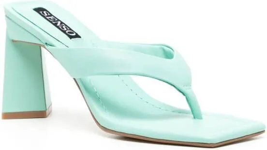 Senso Vale open-toe 90mm sandals Green