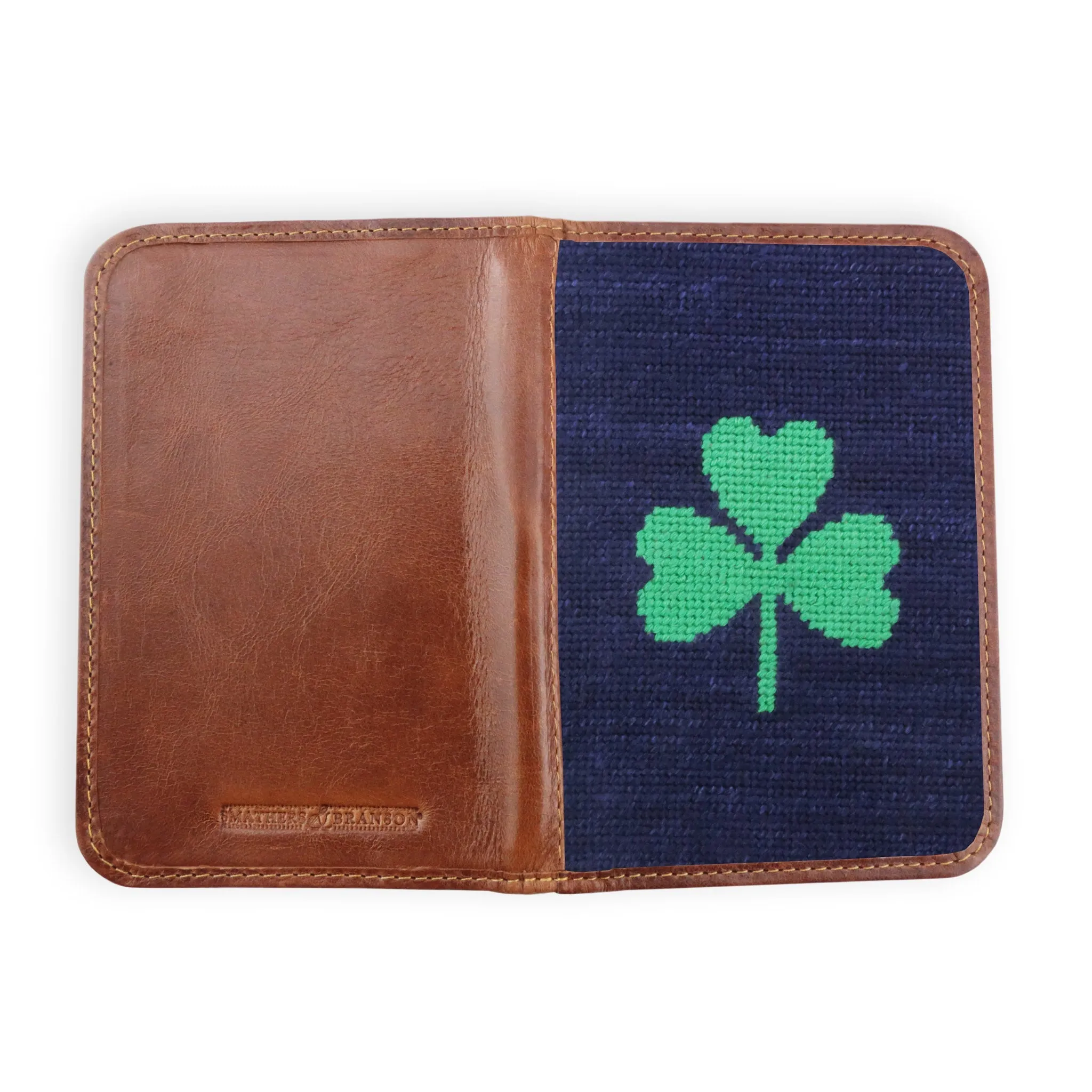 Shamrock Golf Scorecard Holder (Dark Navy)