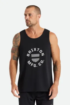 Shield Crest Tank - Black