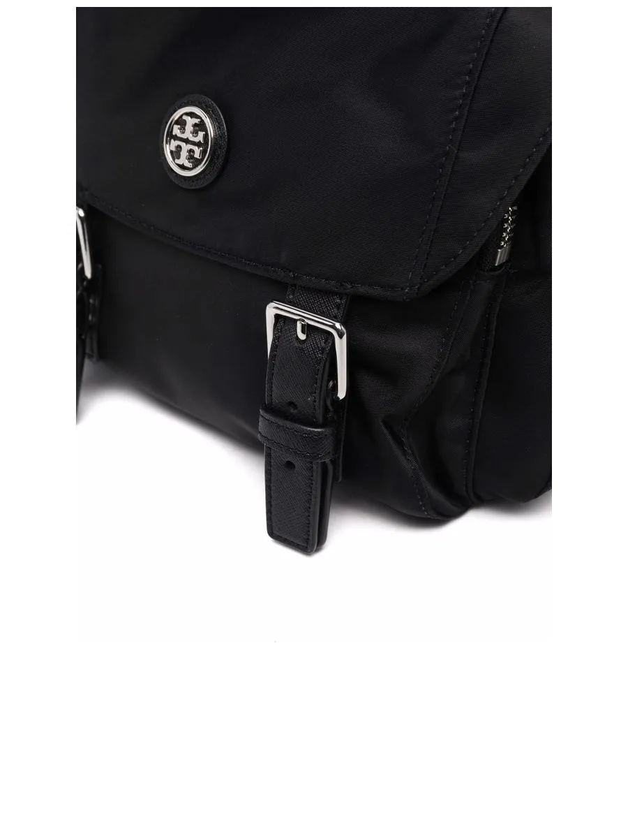 Shoulder Bag With Logo Plaque