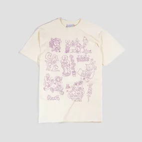 Skateboard Cafe Ethan T-Shirt Cream