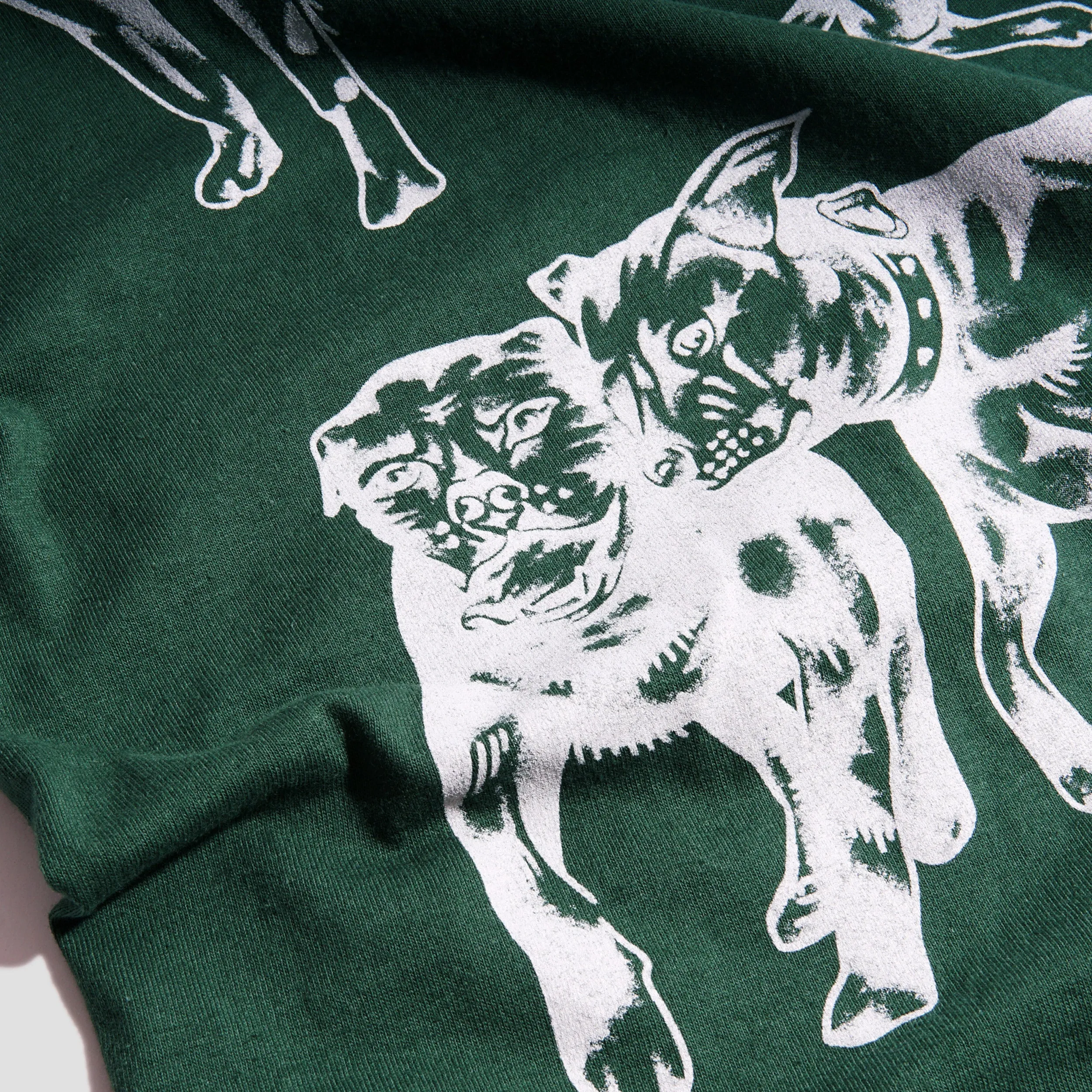 Skateboard Cafe Pooch T-Shirt Forest Green