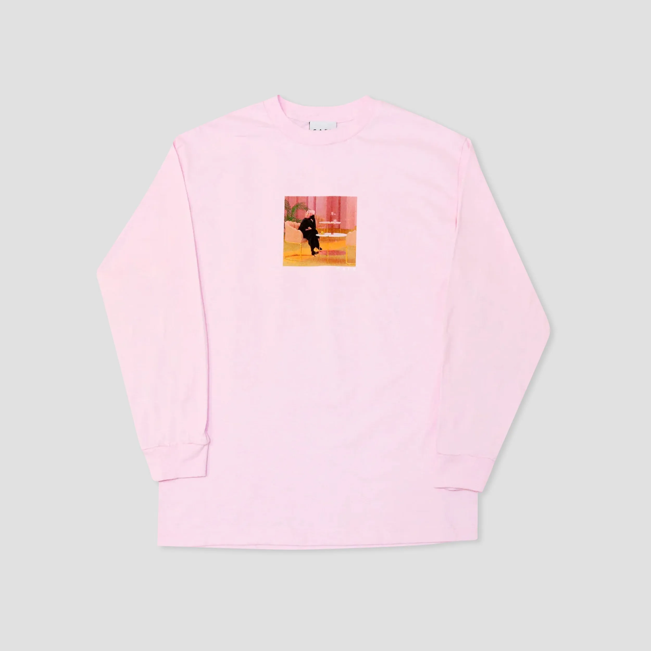 Skateboard Cafe Unexpected Beauty Longsleeve T-Shirt Pink