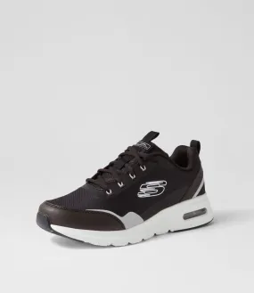 SKECHERS Skech Air Court G N Black White Sneakers